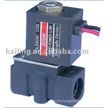 2/2 way solenoid valve with plastic body